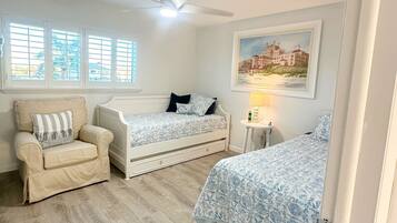 2 bedrooms, iron/ironing board, free WiFi, bed sheets