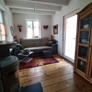 Télévision, cheminée