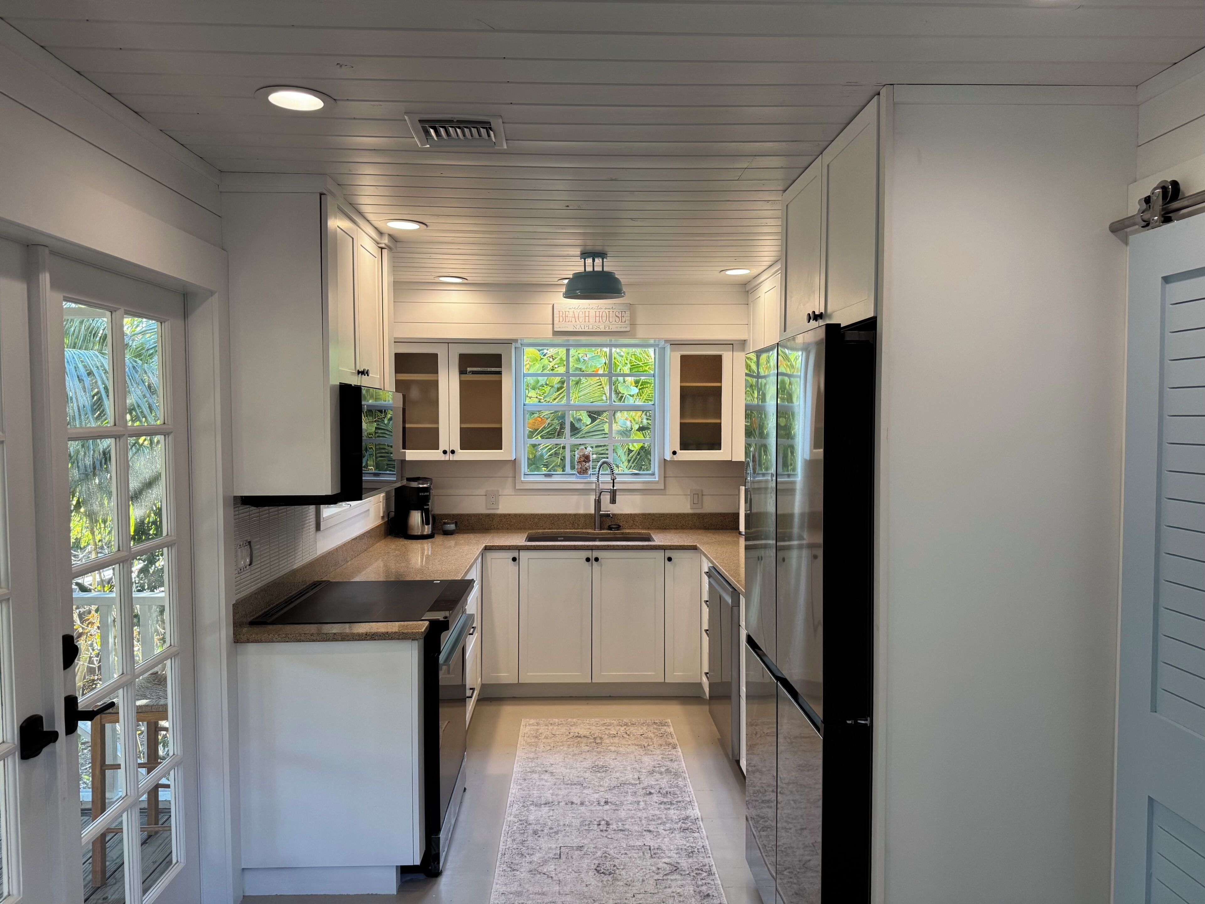 Microwave, stovetop, dishwasher