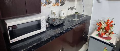 Microwave, oven, stovetop