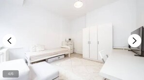 1 bedroom, iron/ironing board, Internet, bed sheets