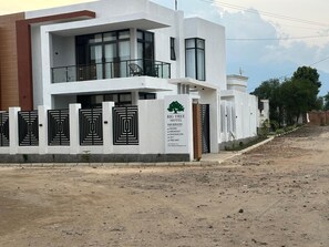 Fassade der Unterkunft