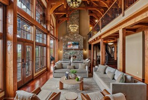 TV, fireplace, video games, DVD player