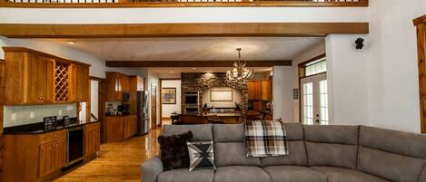 Smart TV, DVD player, foosball, table tennis