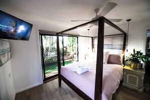 1 غرفة نوم ومكواة/لوح كي وواي فاي مجانًا وملاءات أسرّة