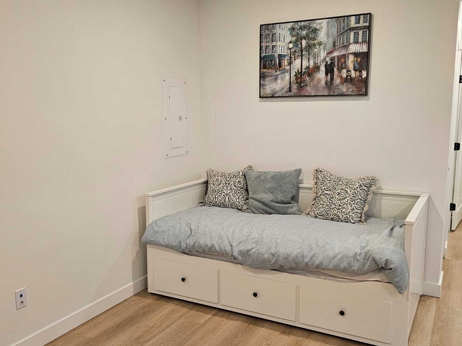 1 chambre, fer et planche à repasser, Wi-Fi, literie fournie