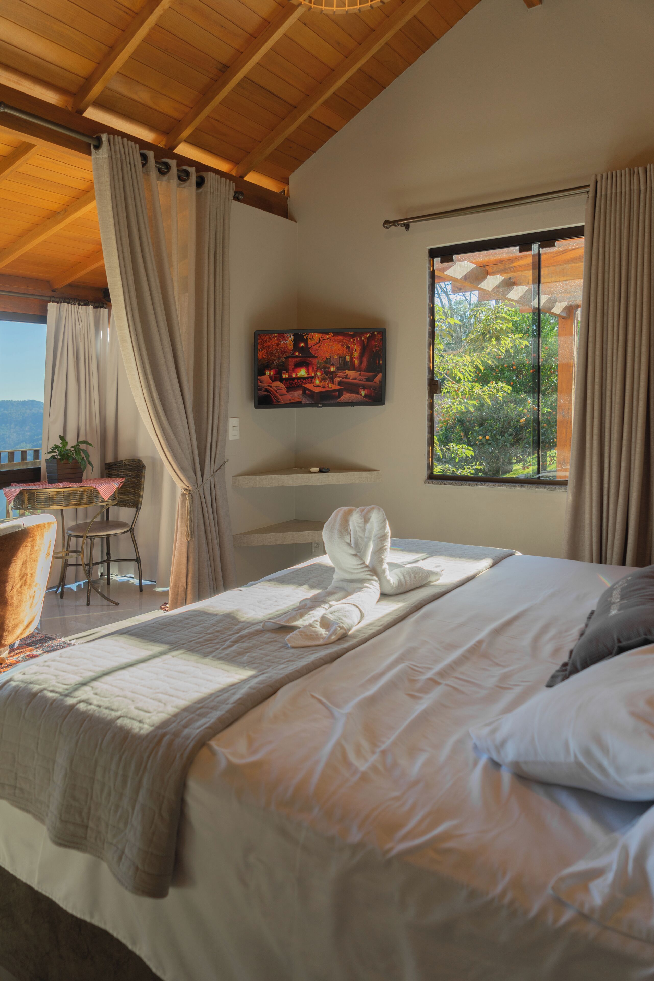 Wifi gratis y ropa de cama 