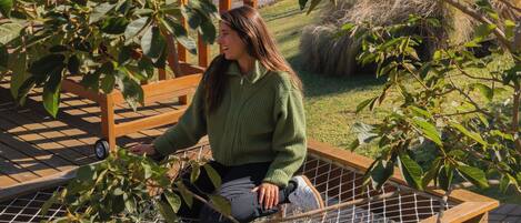 Chalet Basic, vista valle | Wi-Fi gratuito, lenzuola