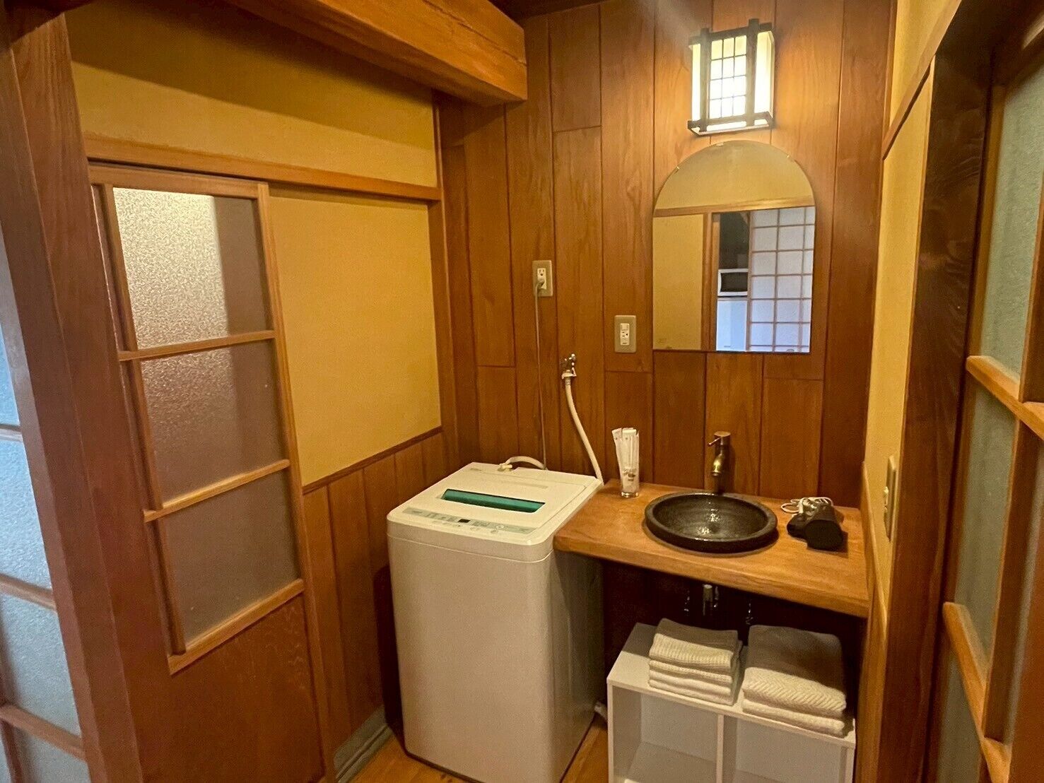 Eco-friendly toiletries, hair dryer, towels, soap
