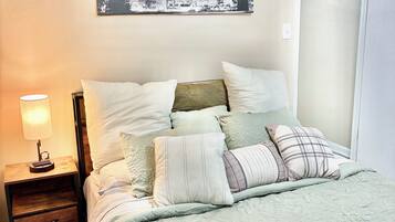 1 間睡房、熨斗/熨衫板、免費 Wi-Fi、床單