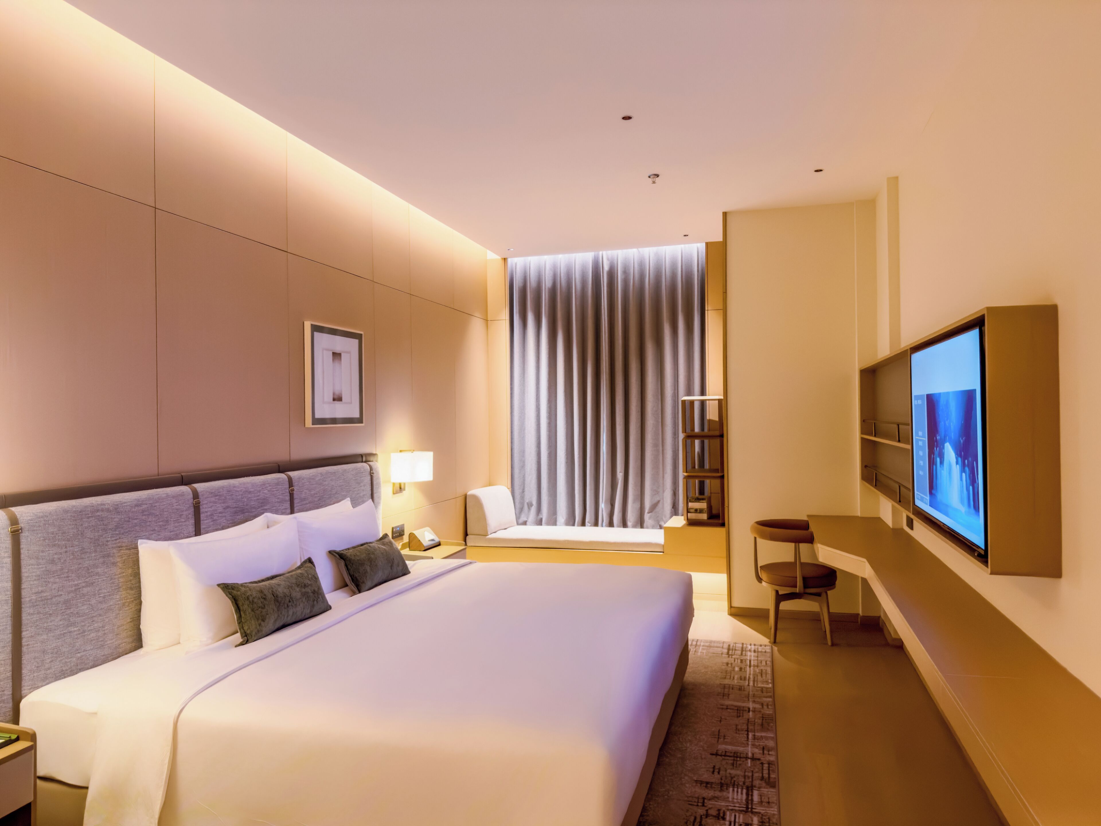 クラシック ダブルルーム | 高級寝具、羽毛の掛け布団、ピロートップベッド、客室ごとに異なる装飾