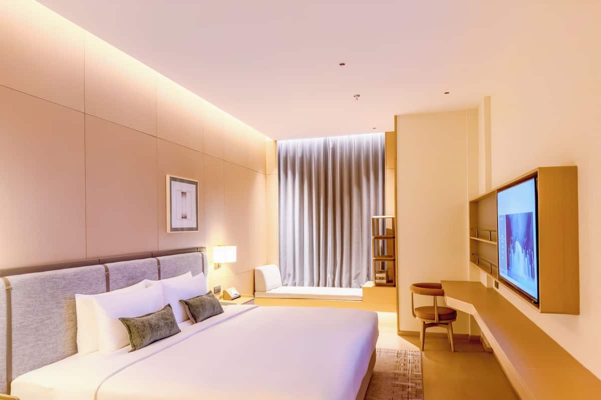 經典雙人房 | 高級寢具、羽絨被、舒適加層、獨特裝潢