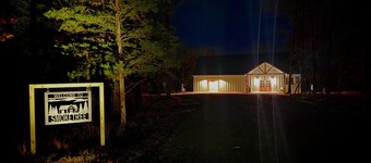 Clock out and relax at this 2-bedroom, 1-bath cabin off Hugo lake.