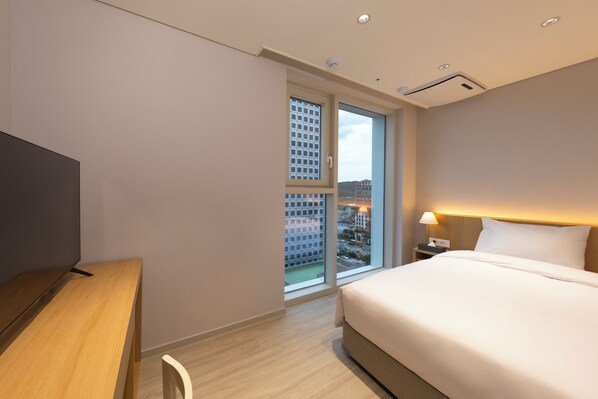 غرفة فردية - منظر للمدينة | خزنة داخل الغرفة وواي فاي مجانًا