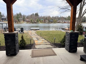 Property grounds - NEW Lakefront Luxury: 9BR Villa, Elevator, Sauna, Sleeps 34 (Lake Harmony)