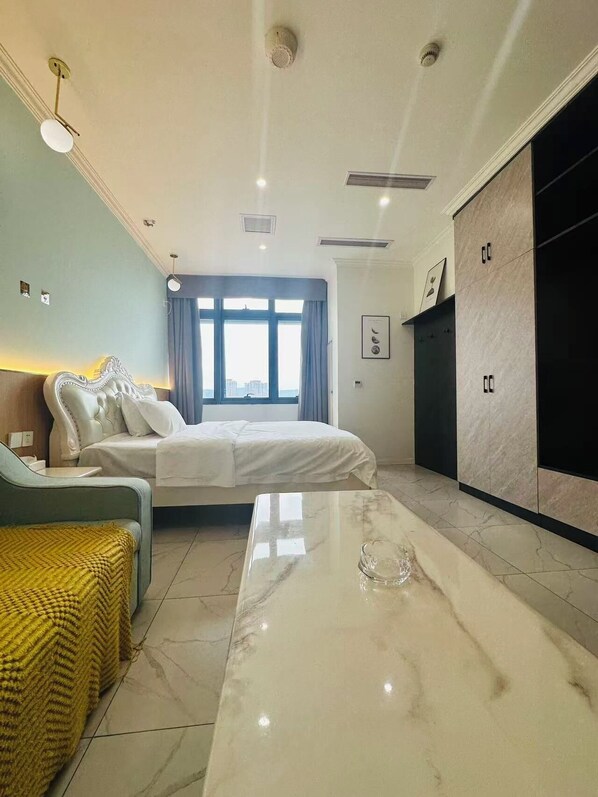 Basic Room | Blackout curtains, free WiFi, bed sheets