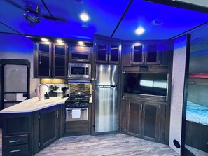 Microwave, oven, stovetop