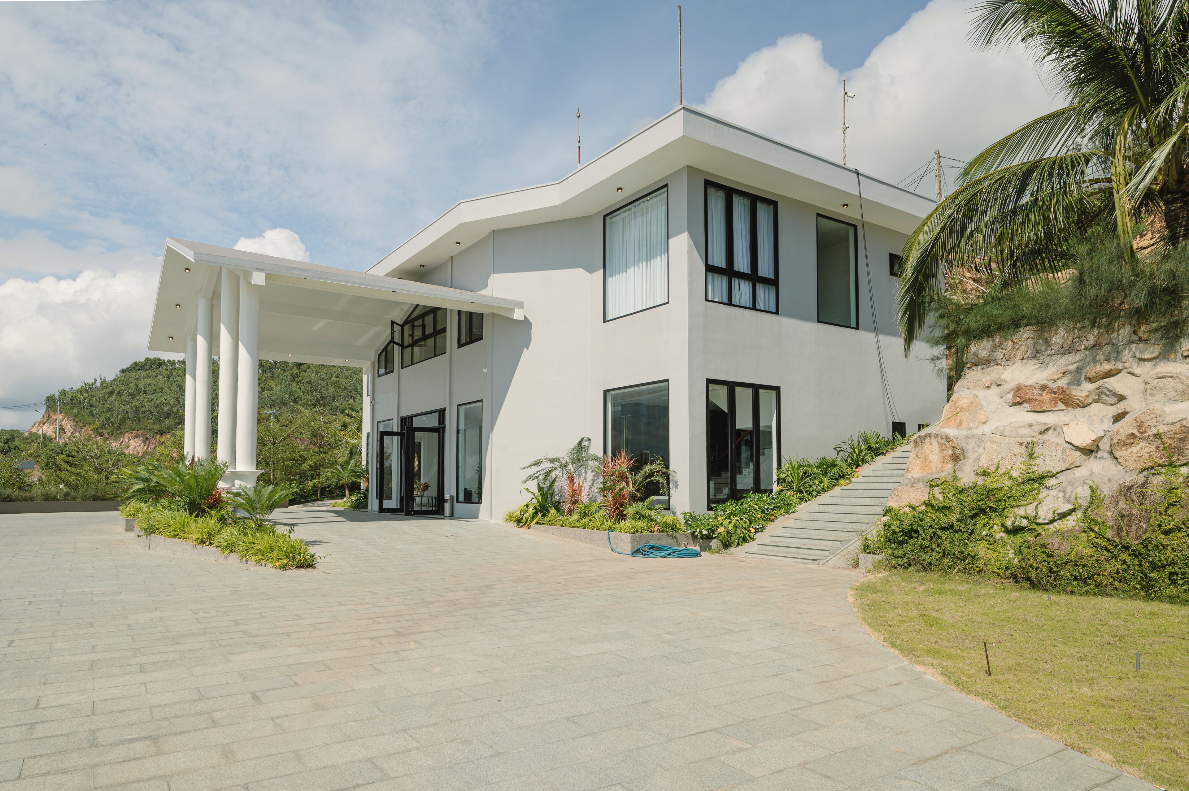 Fachada da propriedade