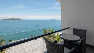 Deluxe Double Room, 1 King Bed, Balcony, Beach View | Blackout curtains, iron/ironing board, free WiFi