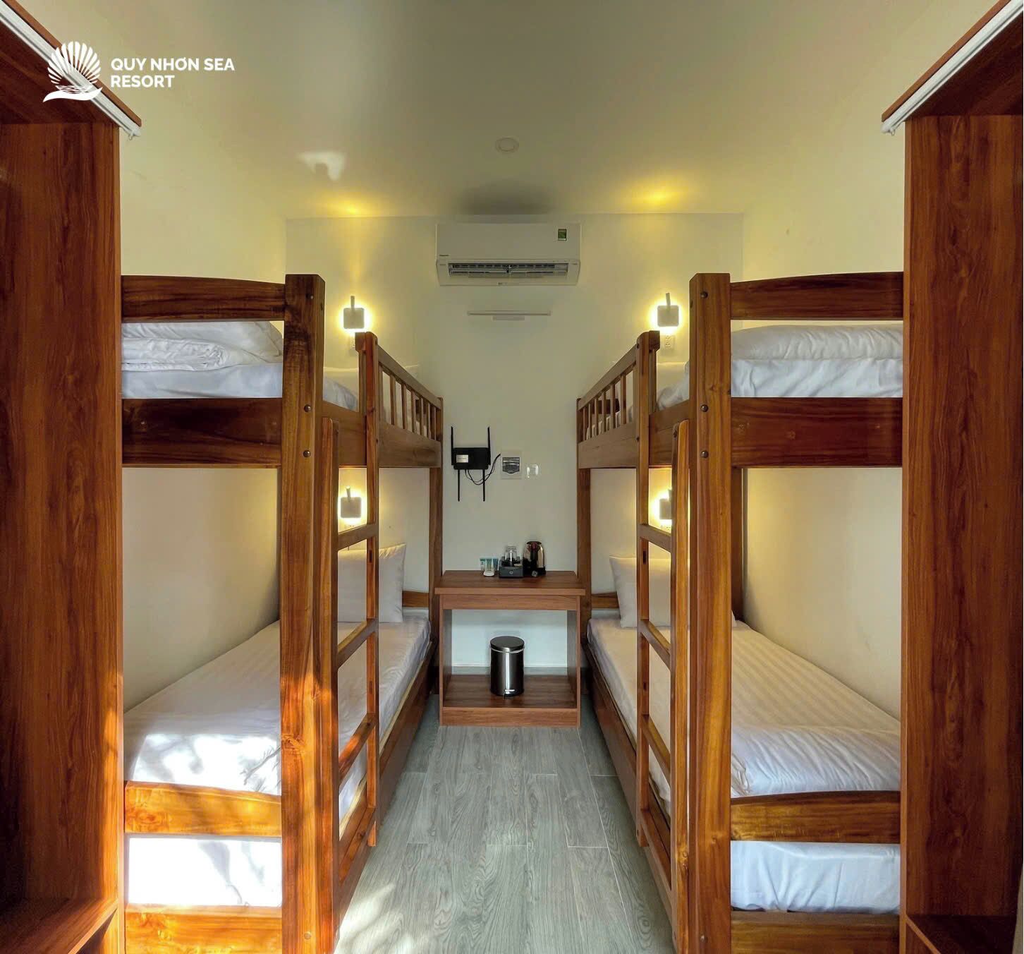 Shared Dormitory, Beach View | Blackout drapes, iron/ironing board, free WiFi