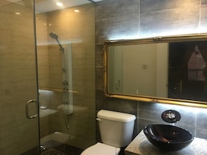 Towels, soap, toilet paper