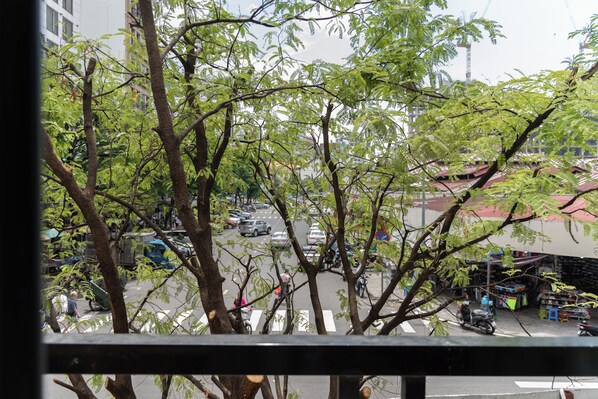 Apartamento superluxo, vista para a cidade | Terraço/pátio