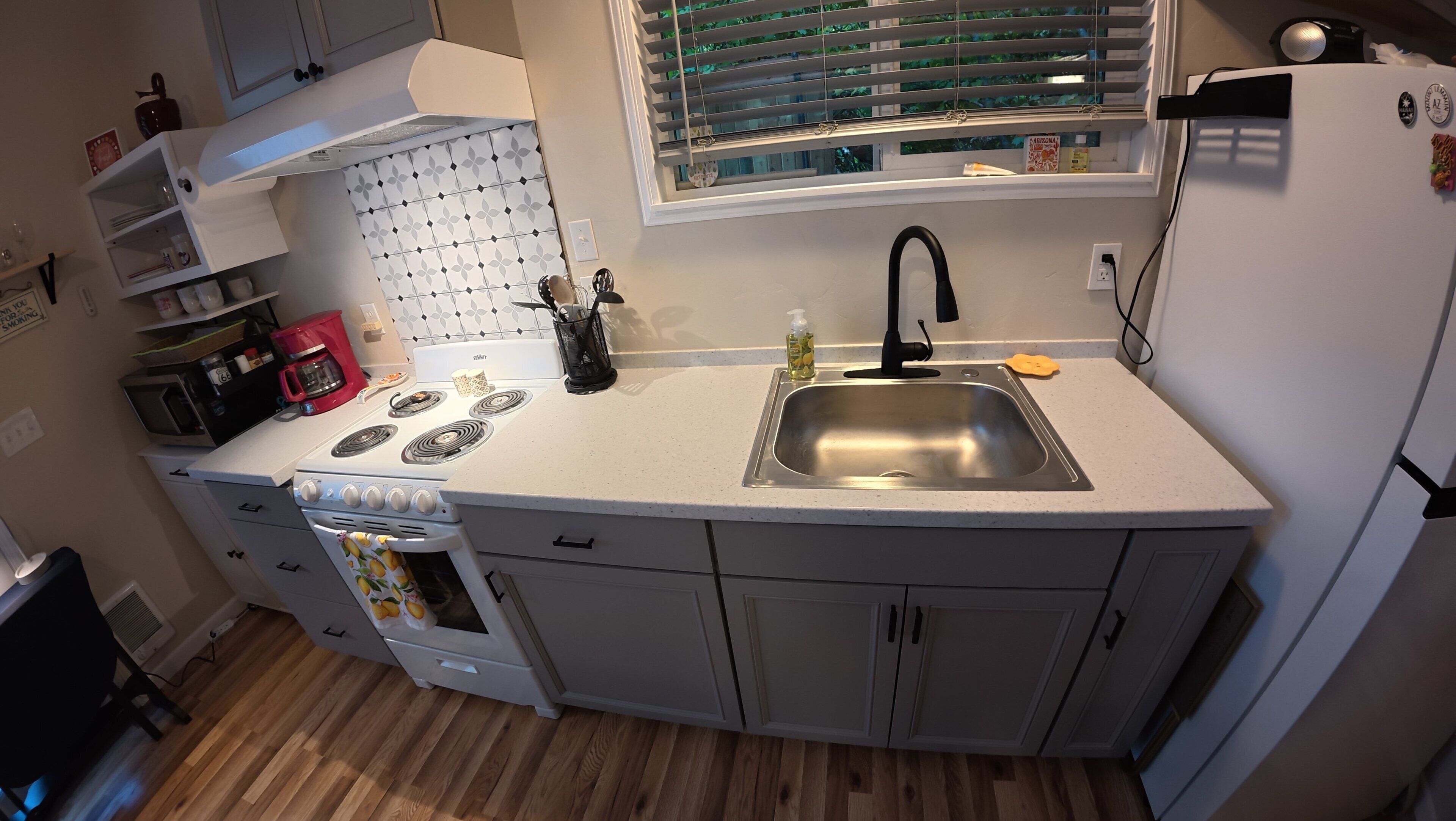 Microonde, forno, piano cottura