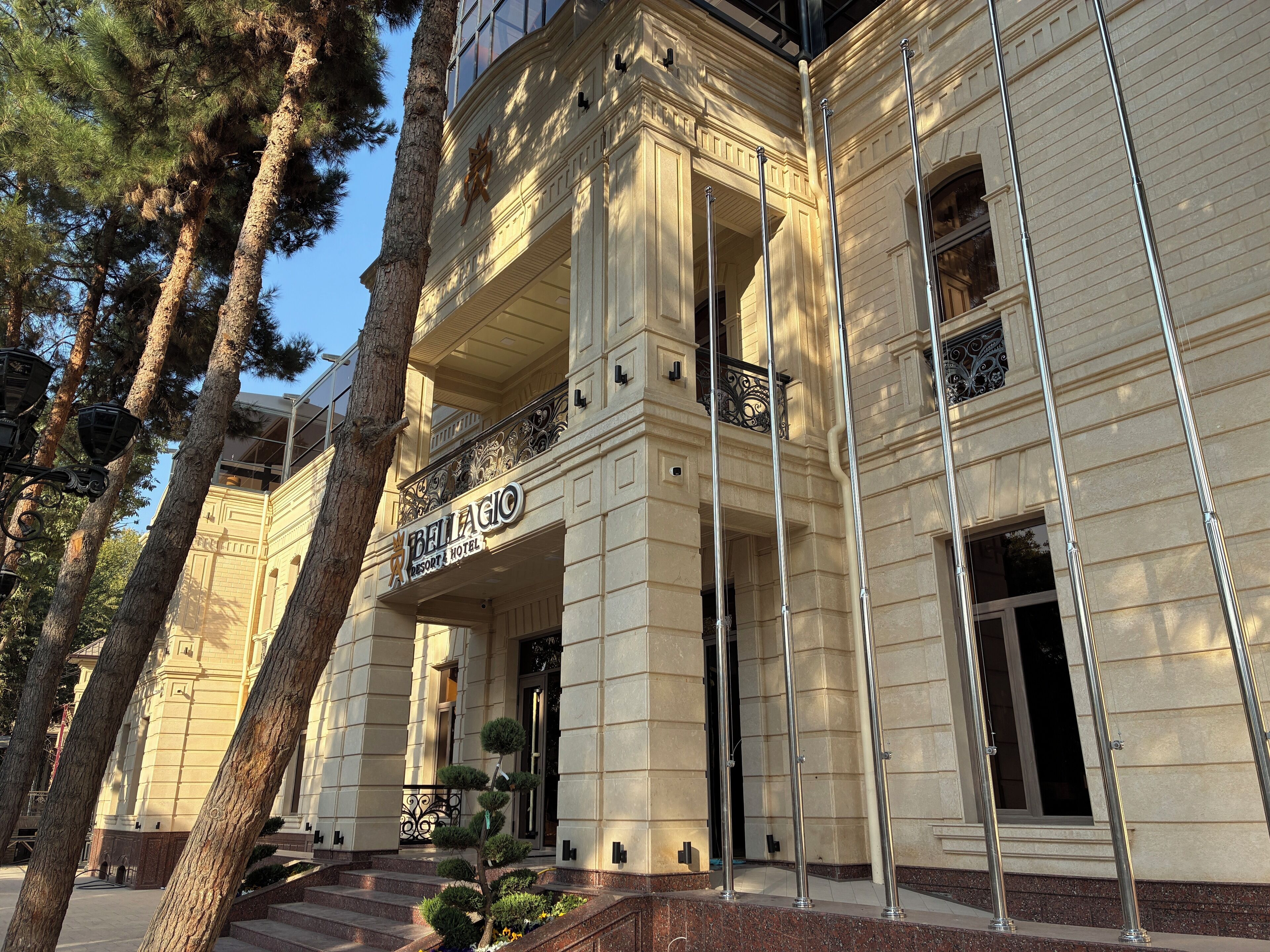 Facciata della struttura