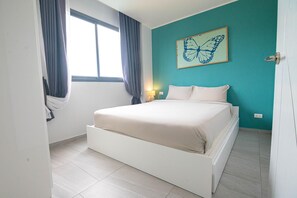 公寓, 陽台 | 客房內保險箱、遮光布/窗簾、熨斗/熨衣板、免費無線上網