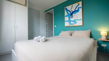 Apartment, Balcony | In-room safe, blackout curtains, iron/ironing board, free WiFi