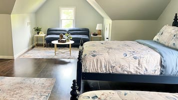 4 habitaciones, escritorio, tabla de planchar con plancha y wifi gratis