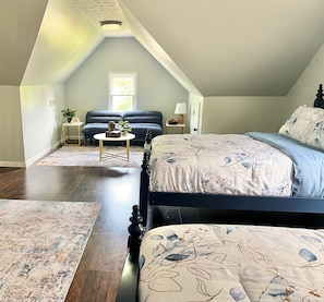 4 habitaciones, escritorio, tabla de planchar con plancha y wifi gratis