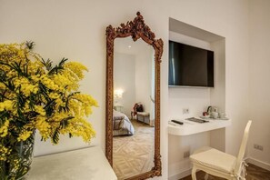 Deluxe Double Room, Balcony, City View | In-room safe, blackout drapes, soundproofing, iron/ironing board