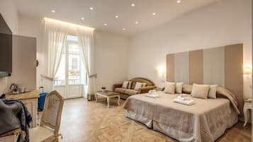 Superior Double Room, Balcony, City View | In-room safe, desk, blackout curtains, soundproofing