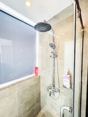 Towels, soap, toilet paper