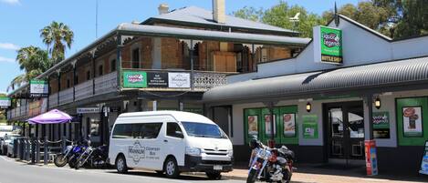 Fassade der Unterkunft