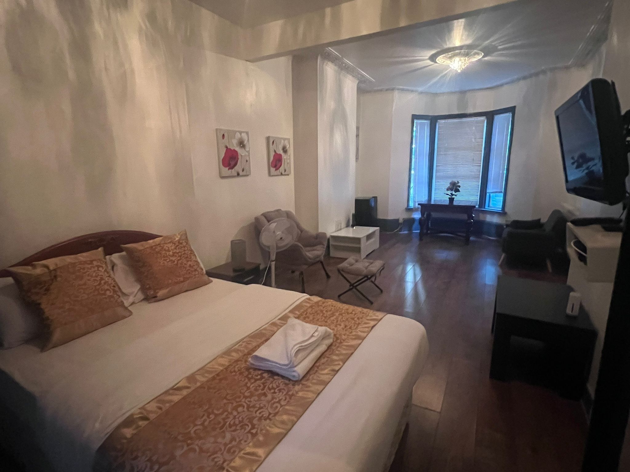 Dortoir Partagé, 1 chambre, balcon, vue jardin | 1 chambre