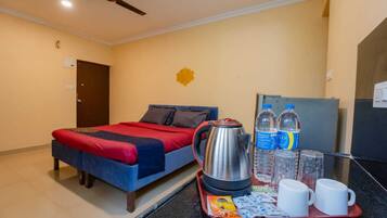 Kamar Quadruple Keluarga, pemandangan taman | Kamar mandi