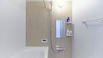Apartment | Bathroom | Combined shower/tub, hair dryer, slippers, towels