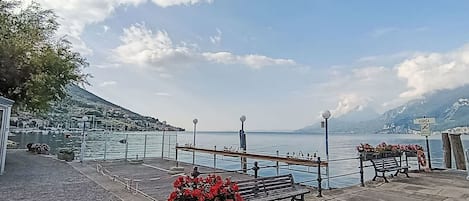 Blick von der Unterkunft