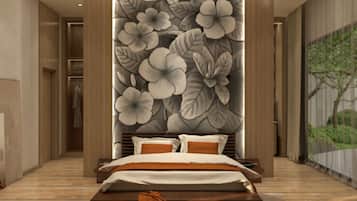 Habitació doble estàndard | Caixa forta a l'habitació, escriptori i cortines opaques