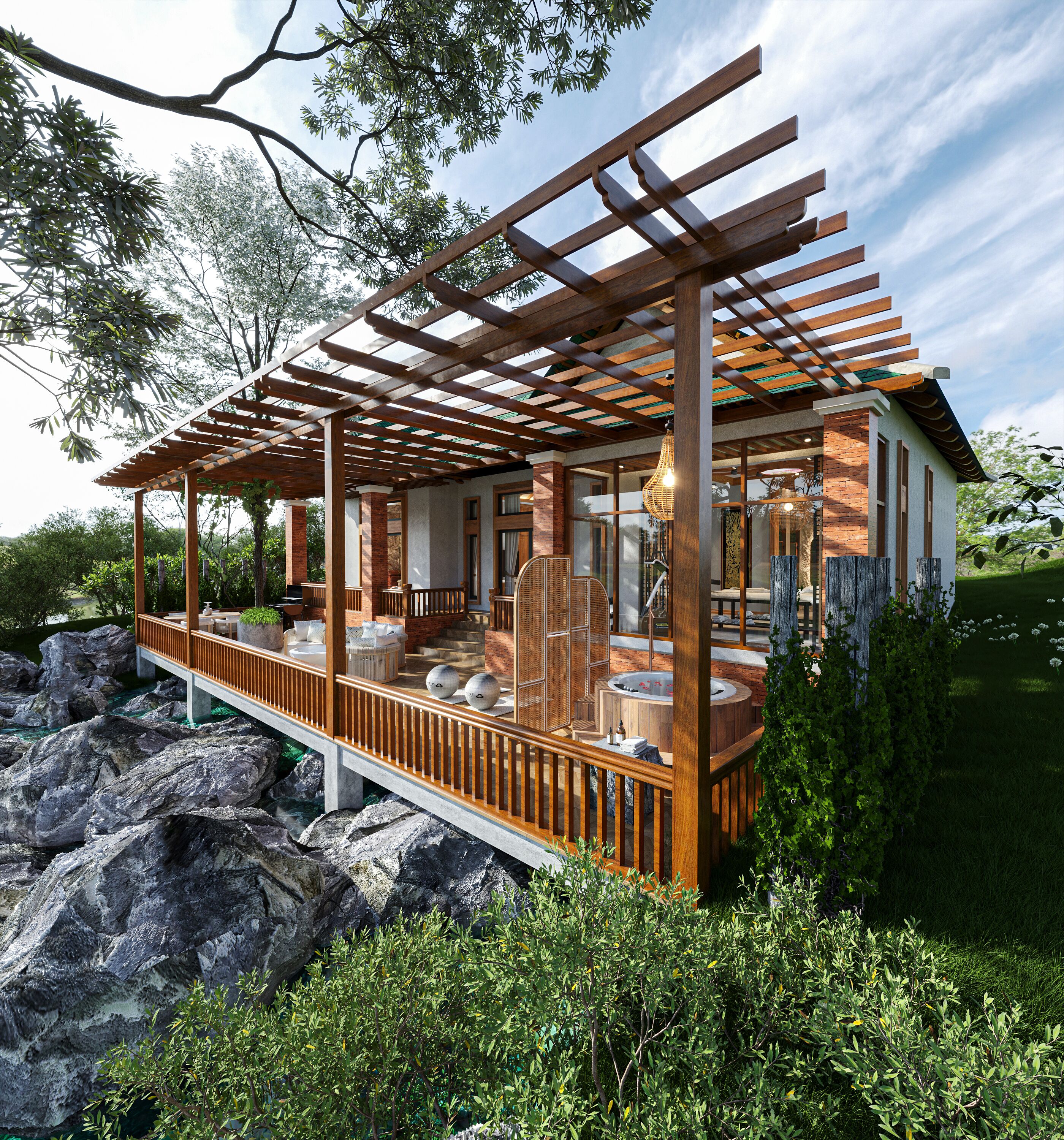 Wellness Suite Villa | In-room safe, desk, blackout drapes, iron/ironing board