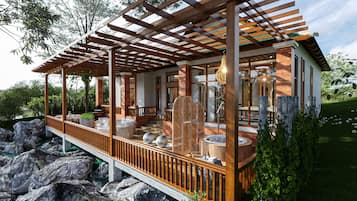 Wellness Suite Villa | In-room safe, desk, blackout drapes, iron/ironing board