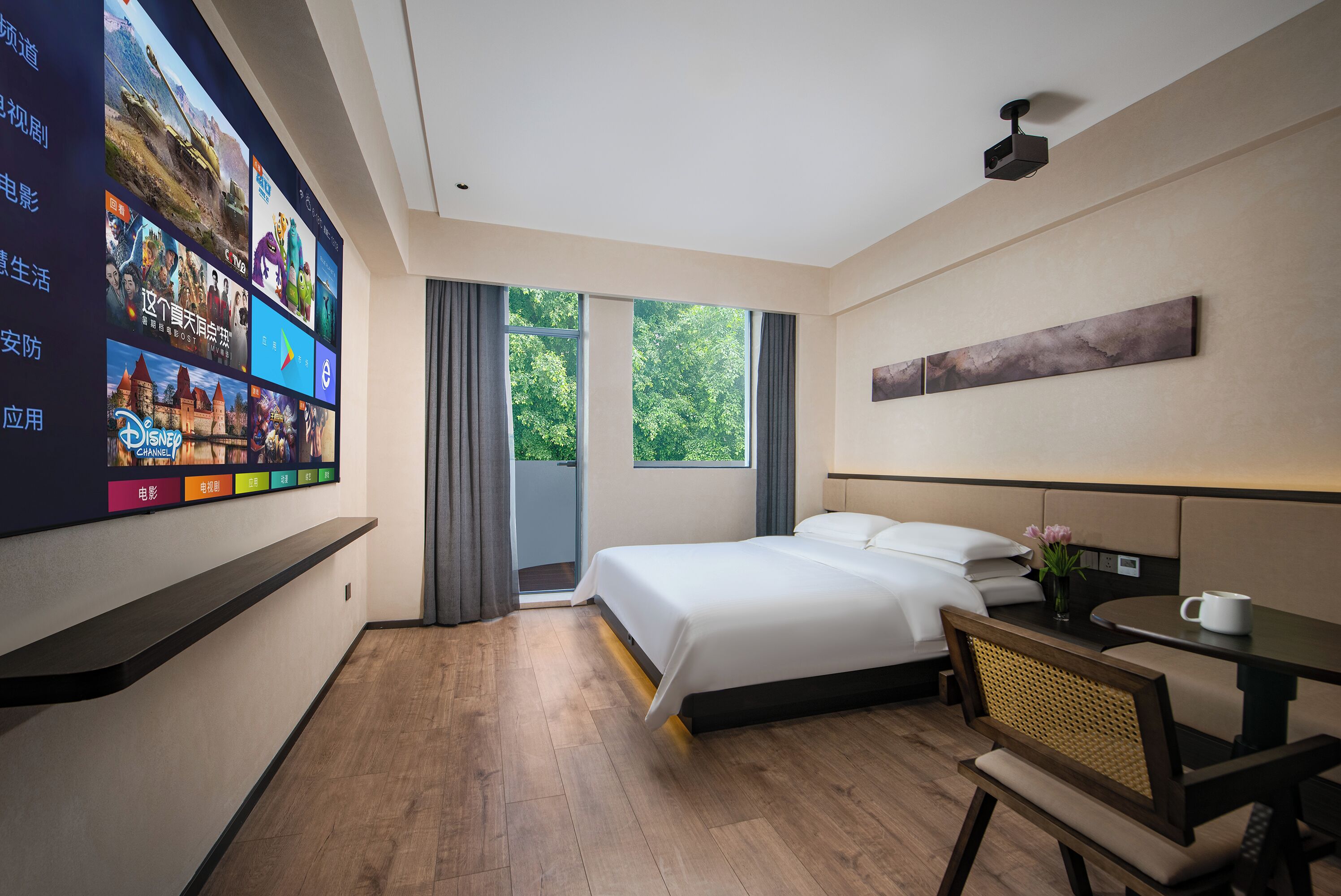 パノラミック ダブルルーム パティオ ガーデンビュー | 部屋からの景観