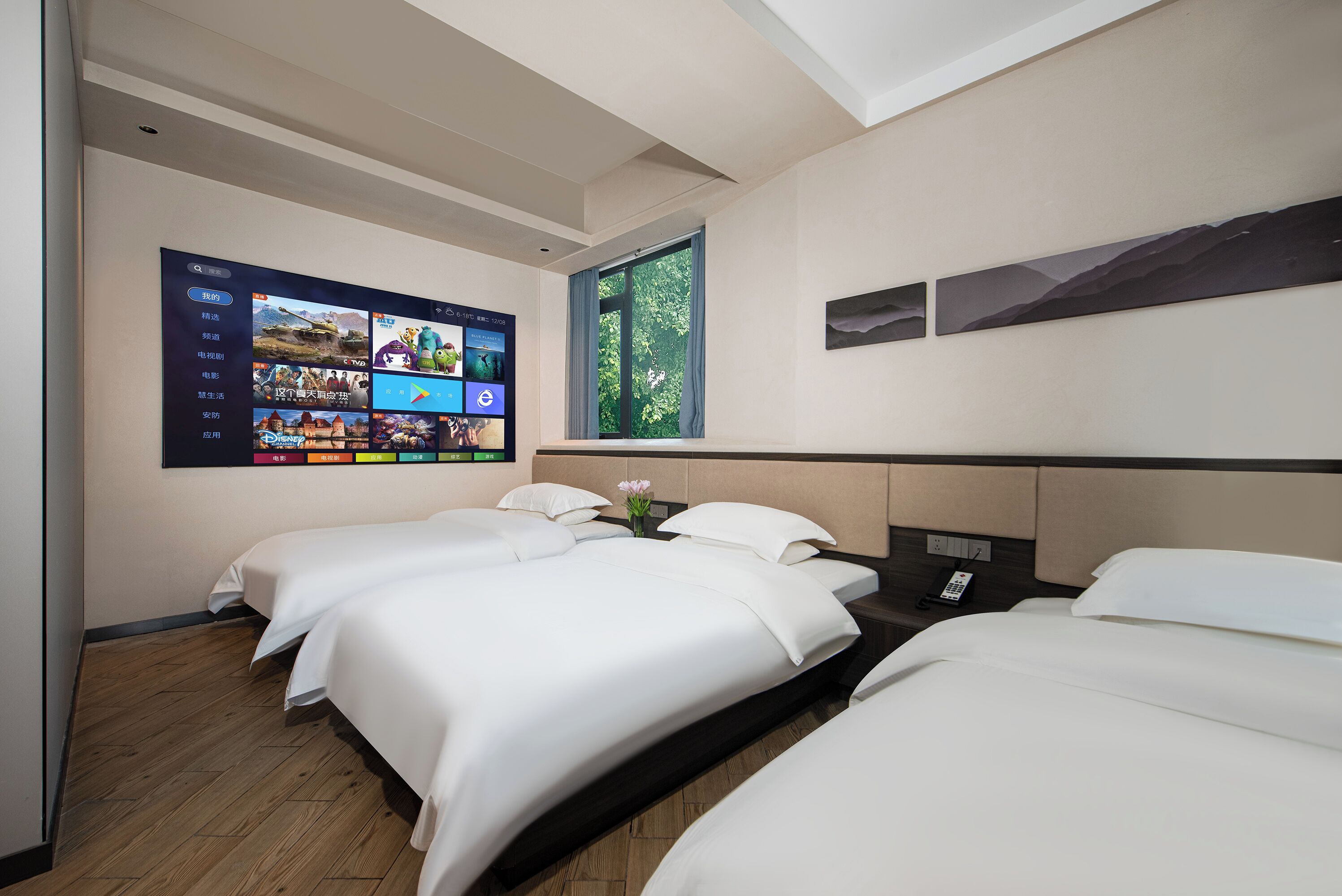 クラシック トリプルルーム コートヤードビュー | 部屋からの景観