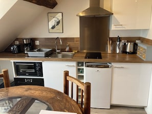 Microwave, oven, stovetop