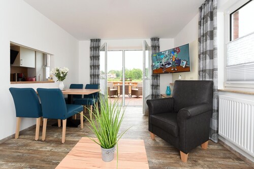 Ferienwohnung in Bensersiel, 300 m vom Strand Entfernt