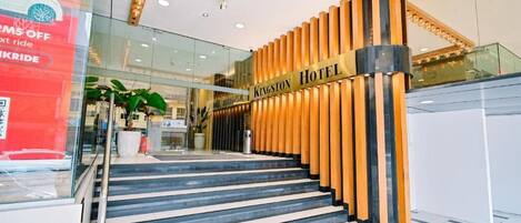 Majoituspaikan julkisivu