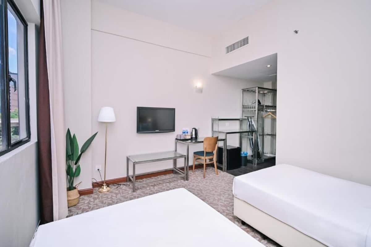 Desk, iron/ironing board, free WiFi