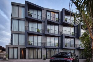 Voorkant van accommodatie